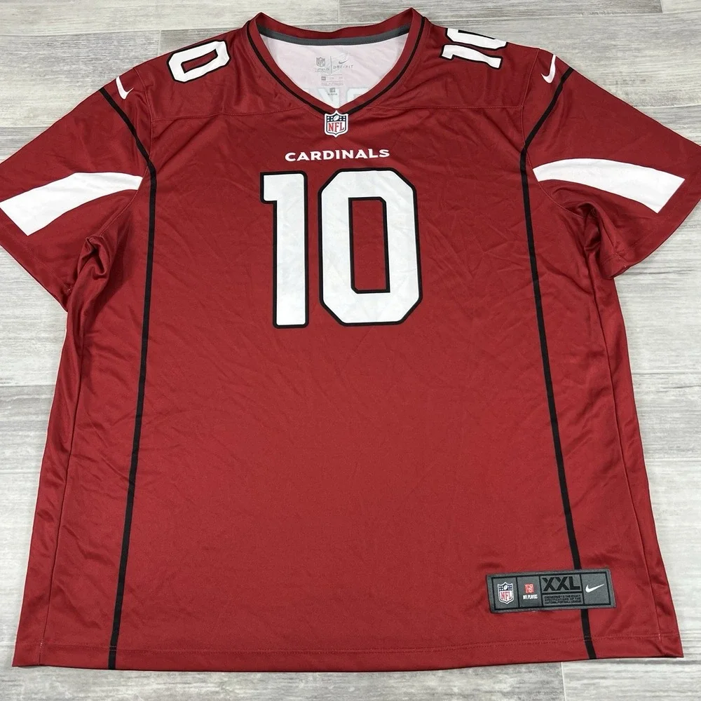 Nike Dri-Fit On Field NFL Arizona Cardinals #10 DeAndre Hopkins‎ Jersey Size XXL